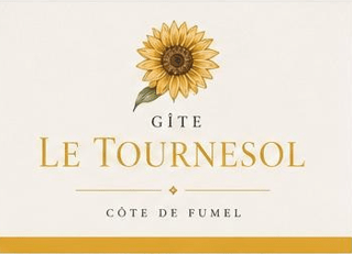 Gite Le Tournesol Logo van gite Le Tournesol, een vakantiewoning in Zuid Frankrijk met een minimalistisch en sfeervol ontwerp.