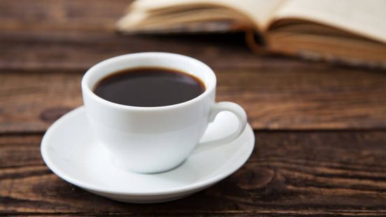 Kopje koffie zwart