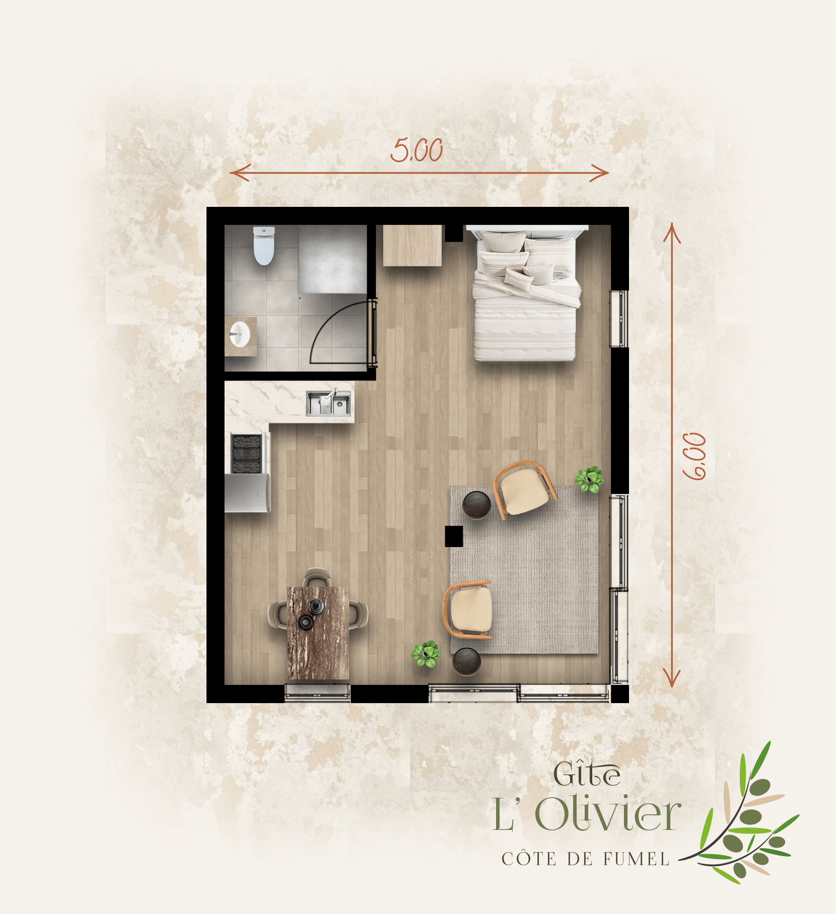 Plattegrond-L’Olivier