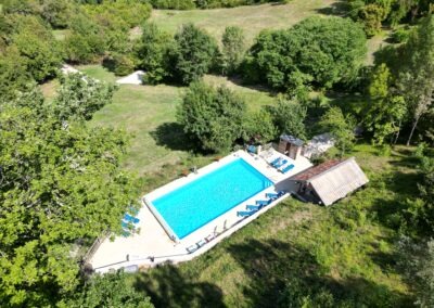 Zwembad op Cote de Fumel 13x6 meter